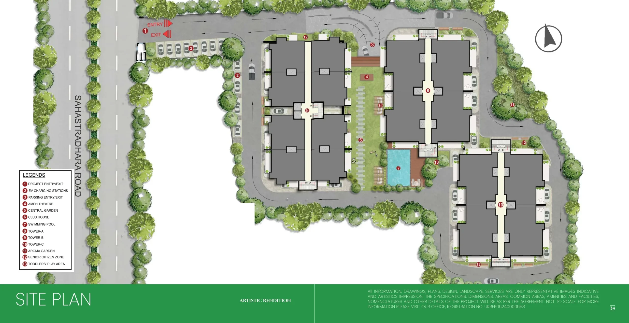 Sangam Valley Dehradun site plan
